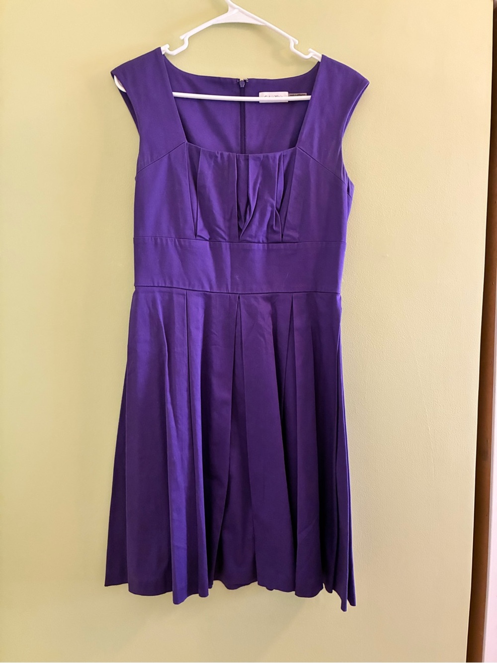 Calvin Klein Violet Pleated Dress